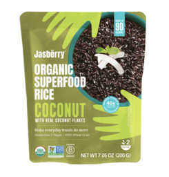 Jasberry Organic - Ready-to-eat Rice Coconut